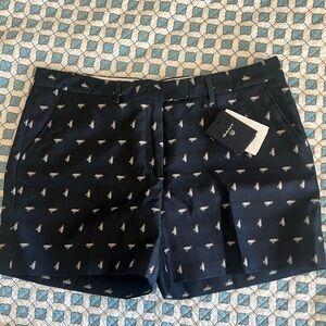 Gant Navy Dog Patterned Women's Shorts